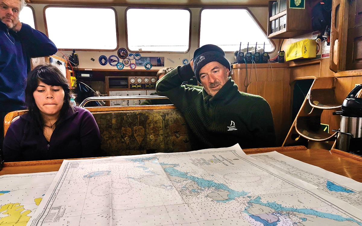 sailing-antarctica-nick-moloney-Ocean-Tramp-ketch-Damian-Foxall-charts