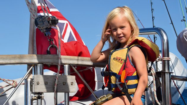 Safety first when sailing with young children
