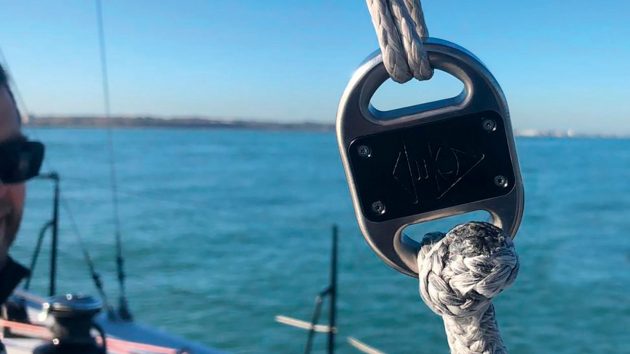 Smartlink running rigging gauge fitted to a J/111