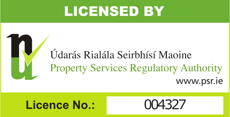 “Licensed by The Property Services Regulatory
Authority